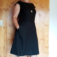 Black Linen Dress