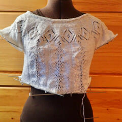 Knitted Lace Pattern Top